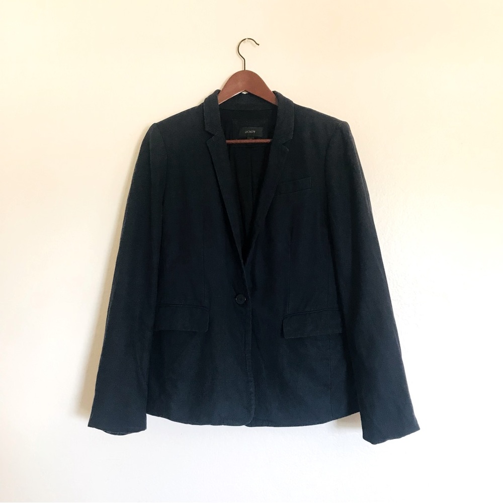 Linen and Cotton Blazer J. Crew